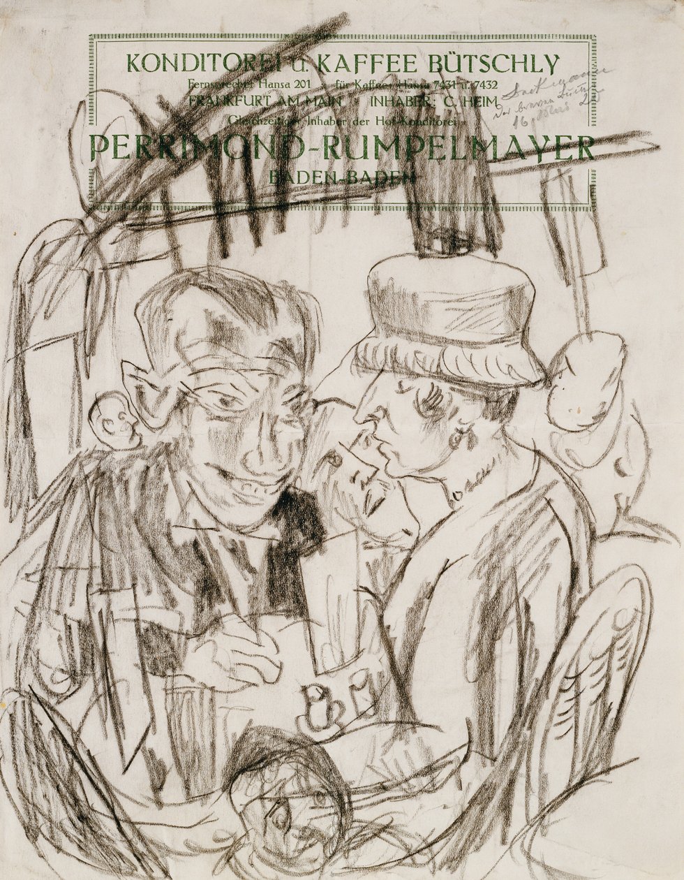 Cafe Life by Max Beckmann