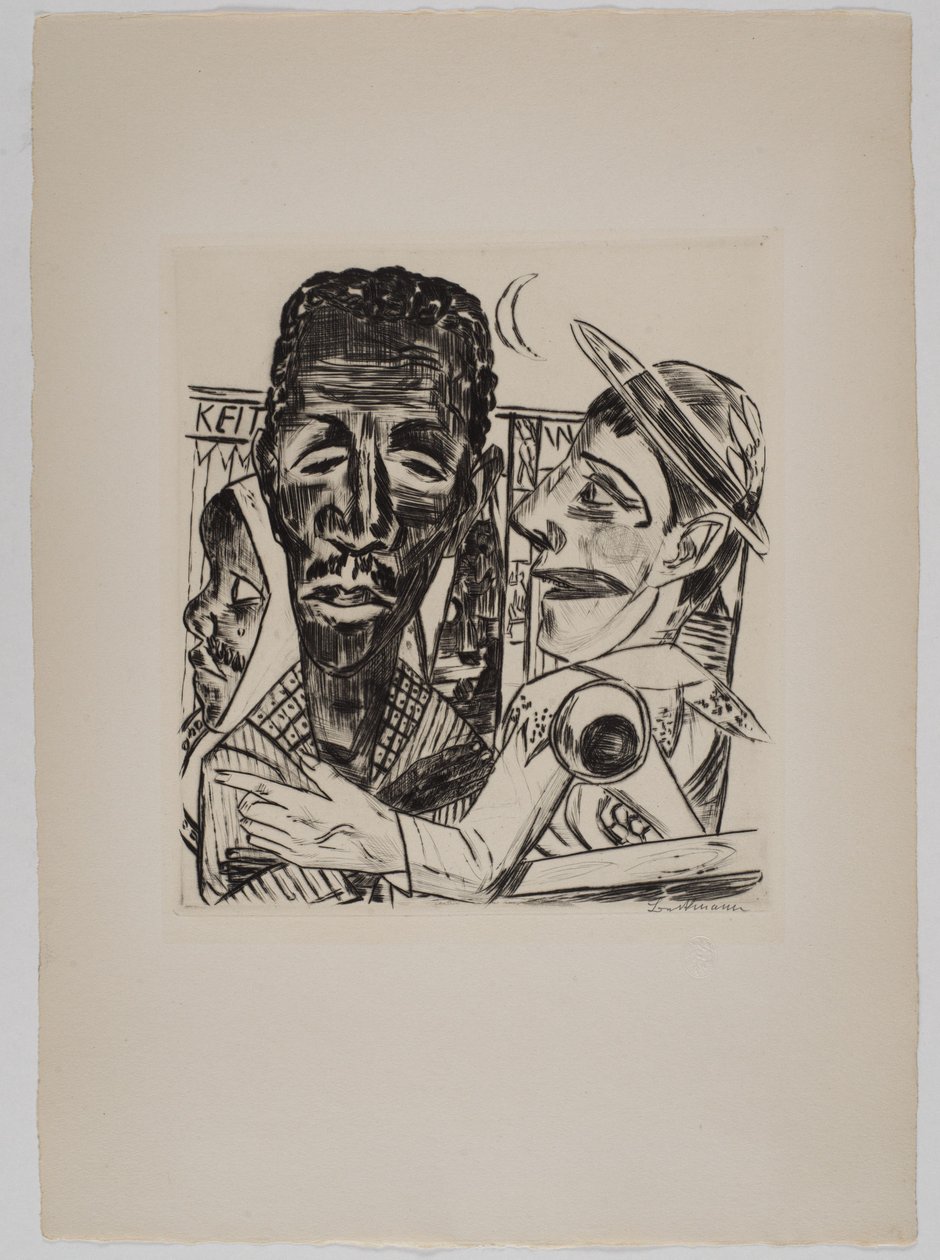 "The Black Man" by Max Beckmann