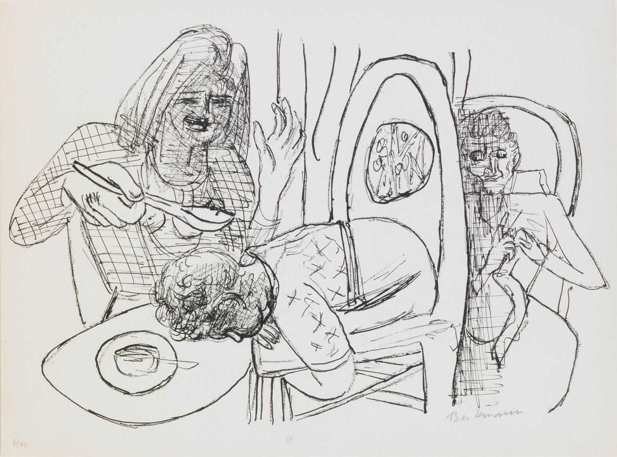 I Don’t Want To Eat My Soup, plate 6 from the portfolio 