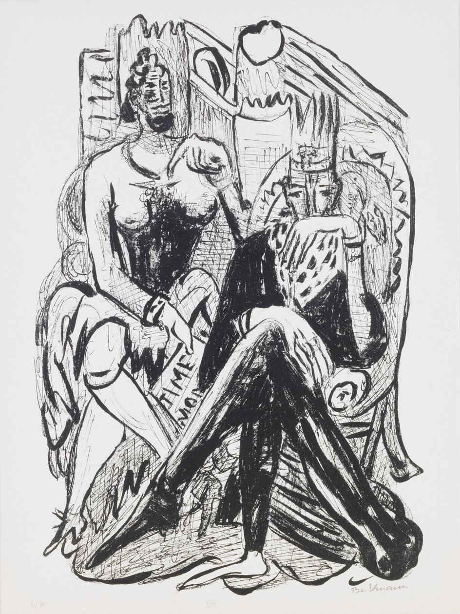 King and Demagogue by Max Beckmann