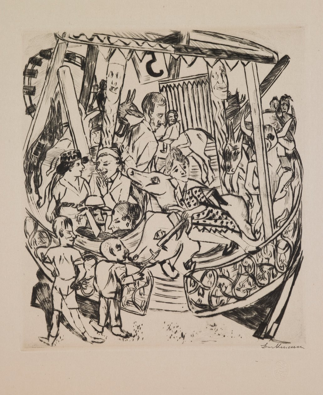 Merry-Go-Round, Plate 7 from the Portfolio 