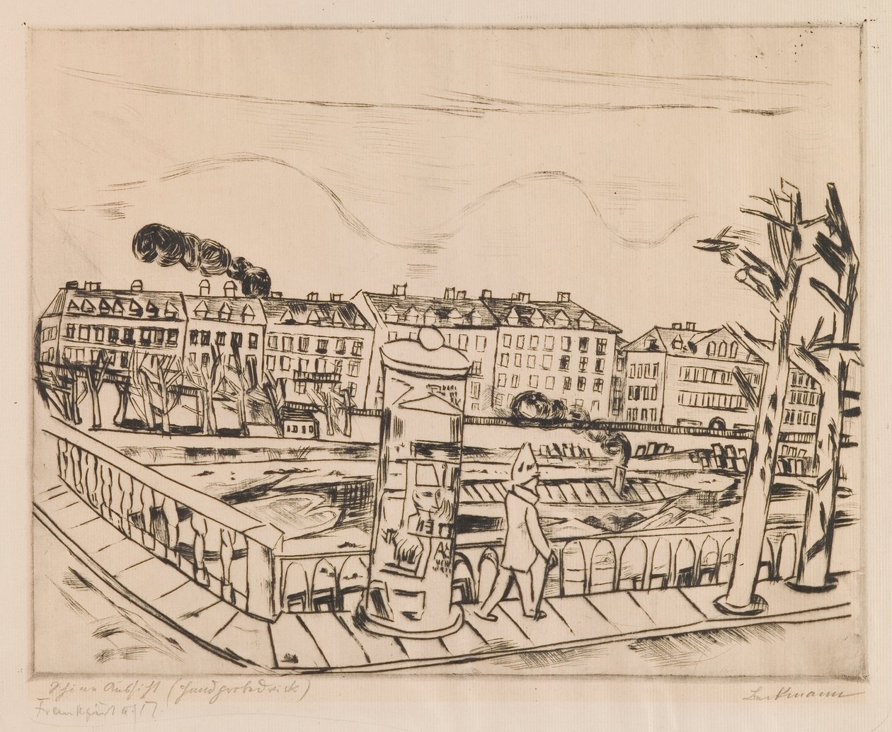 Beautiful View (Winter Landscape) by Max Beckmann