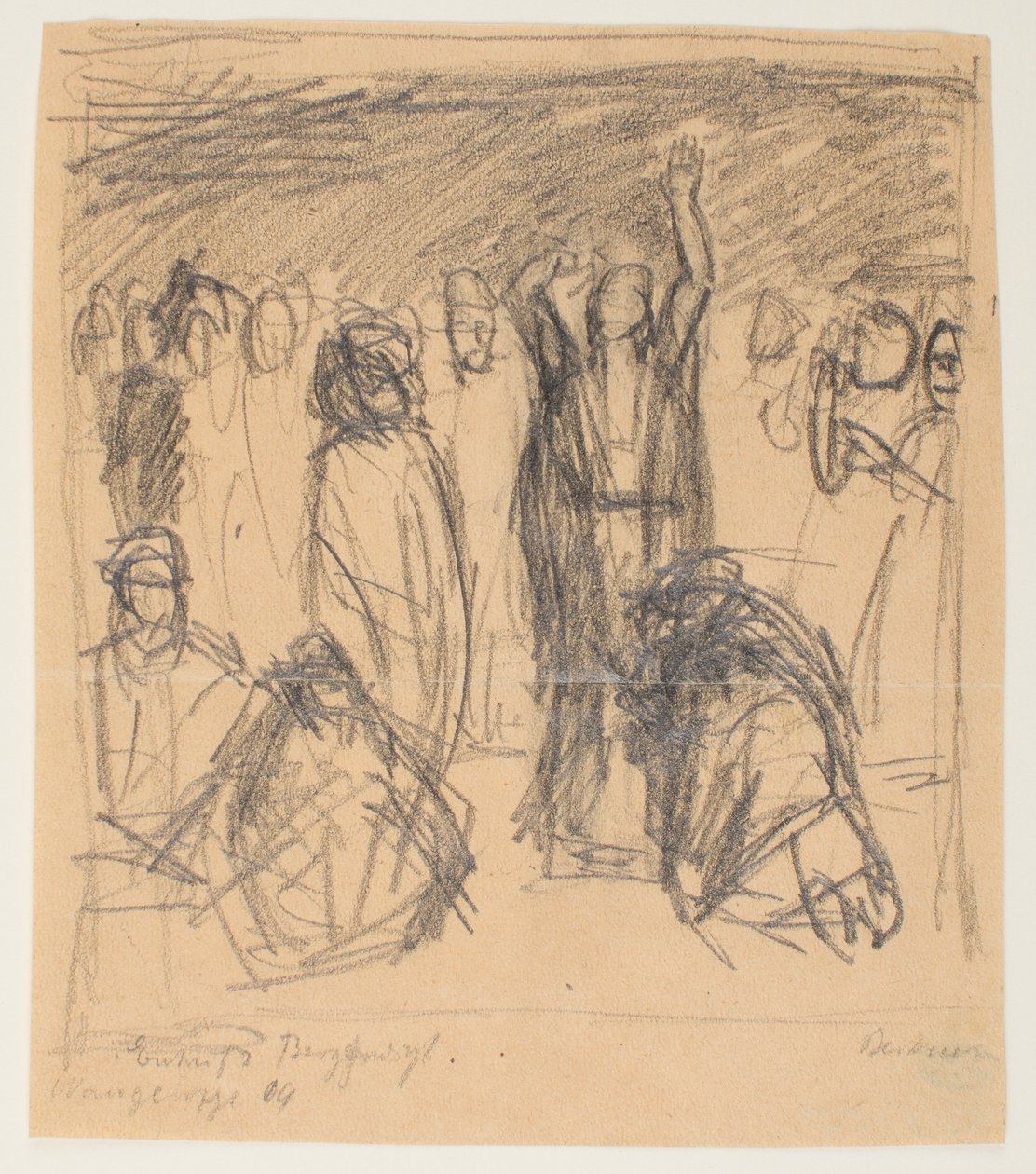 Sketch for Sermon on the Mount by Max Beckmann