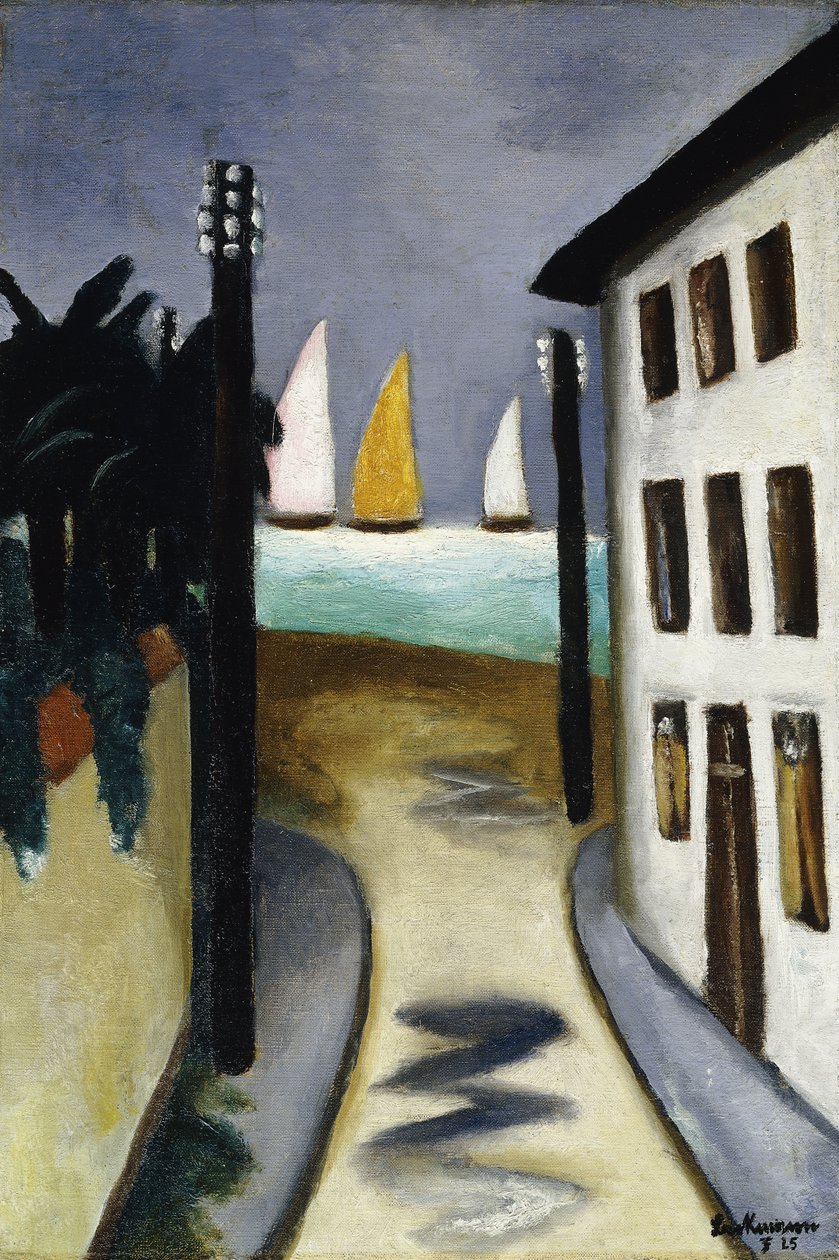 Small Landscape, Viareggio by Max Beckmann