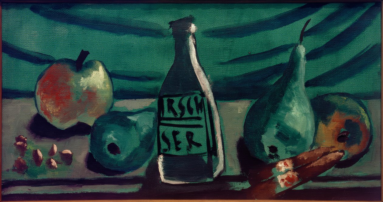 Still Life with Apple and Pear by Max Beckmann
