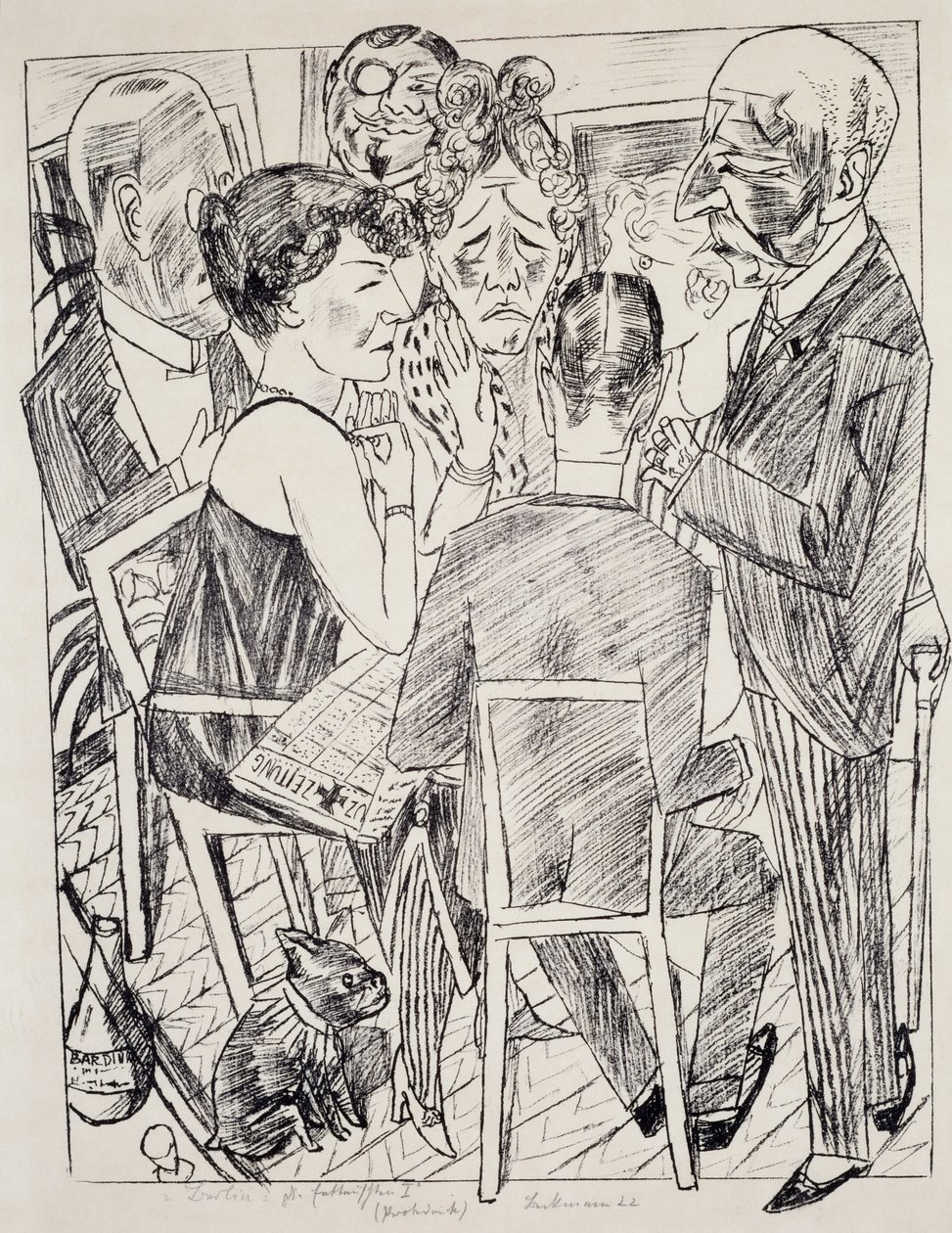 The Disappointed I by Max Beckmann