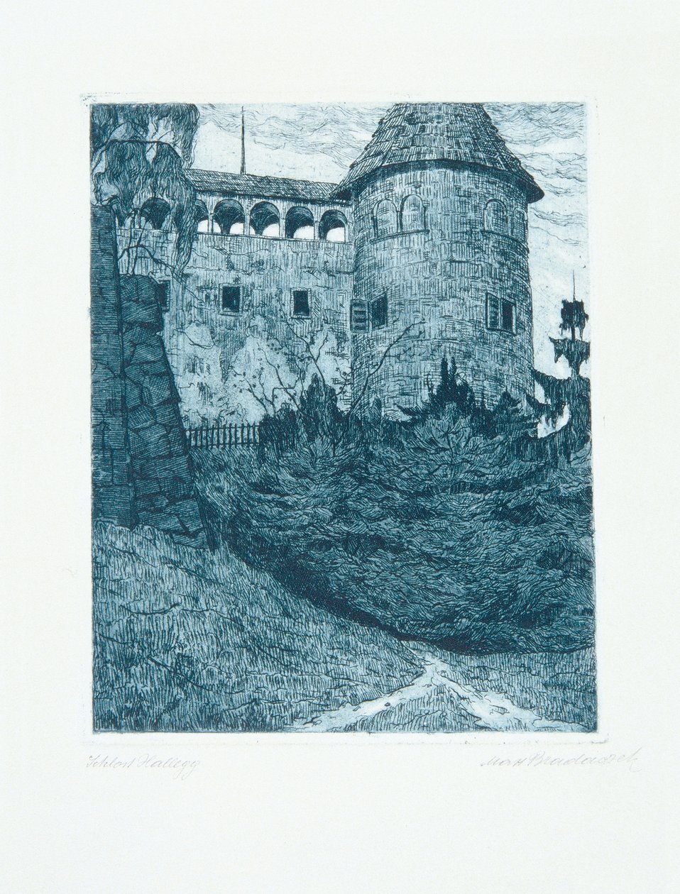 Hallegg Castle by Max Bradaczek