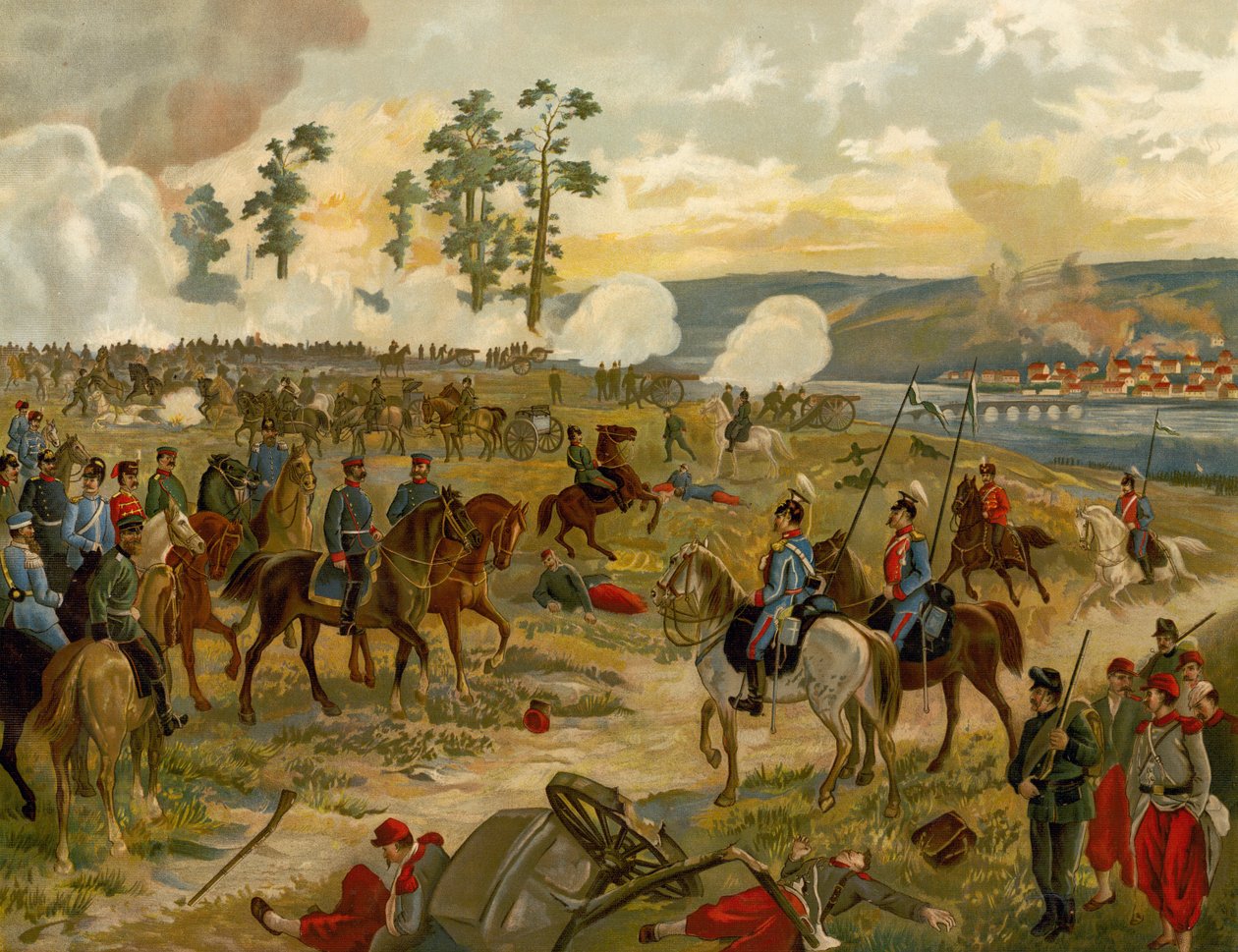 Battle of Beaumont by Max Henze-Dassau