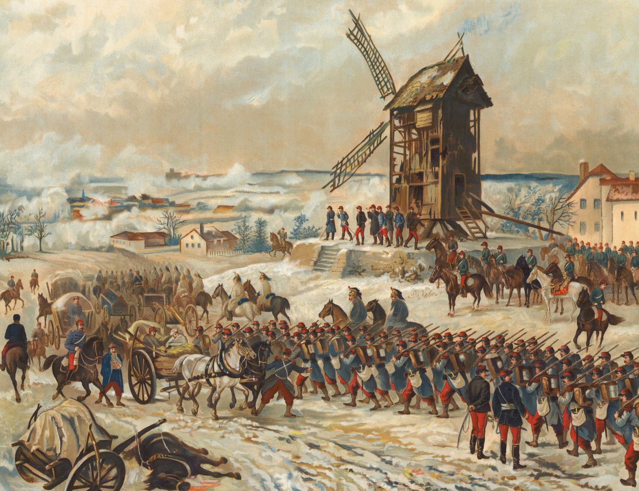 Battle of St Quentin by Max Henze-Dassau