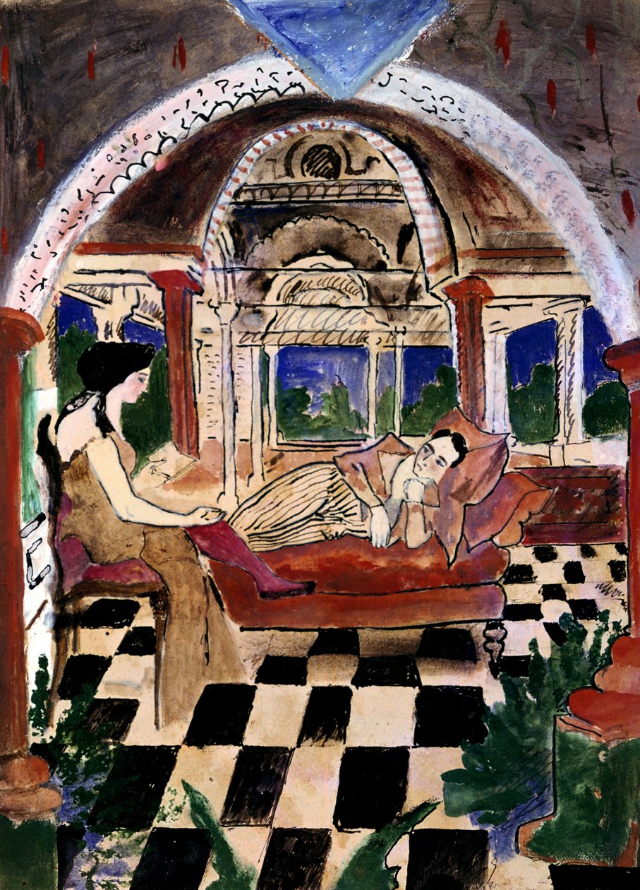 Apollinaire and His Muse by Max Jacob
