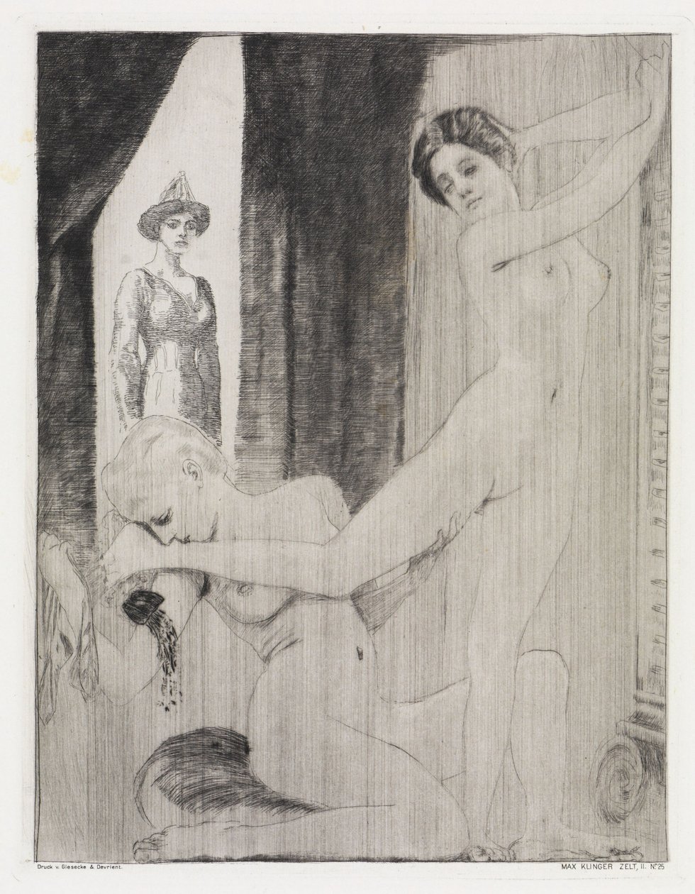 Preparation for the Dance (Tent, Opus XIV, Part 2, No. 25) by Max Klinger