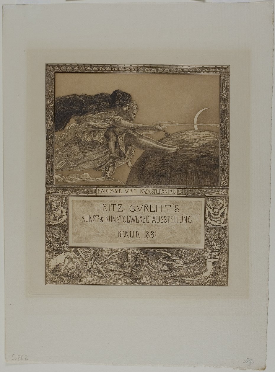 Card for the Gurlitt Exhibition: Imagination and the Child Artist by Max Klinger