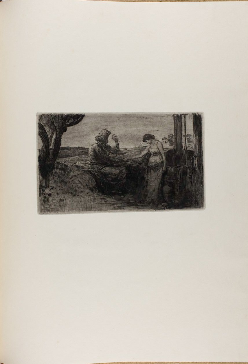 Christ and the Samaritan Woman by Max Klinger
