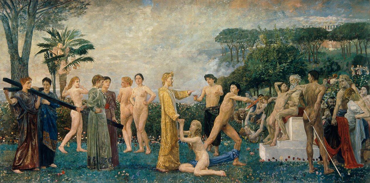 Christ in Olympus by Max Klinger