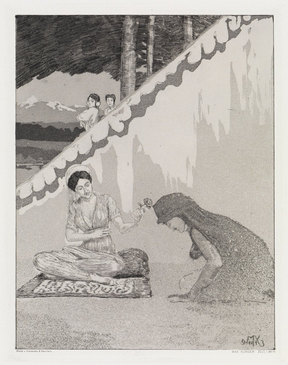 Thanks (Tent, Opus XIV, Part 1, No. 11) by Max Klinger