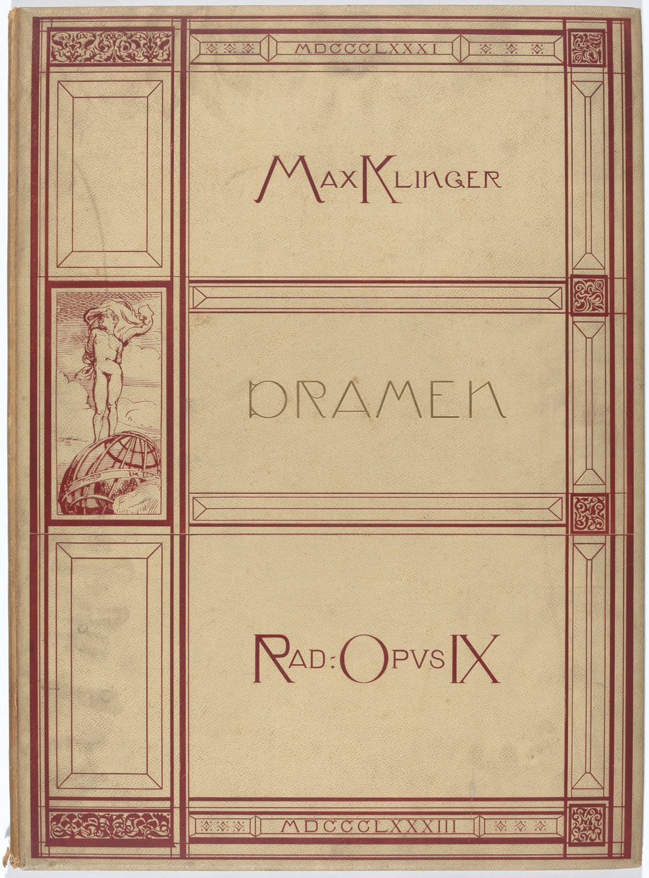 Dramen: VI Motive in X Blättern. Radierungen Opus IX by Max Klinger