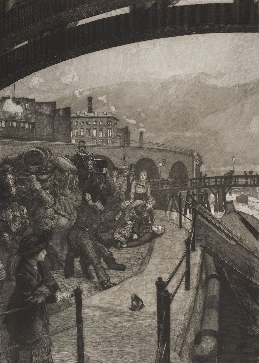 A Murder, from Dramas Opus IX by Max Klinger