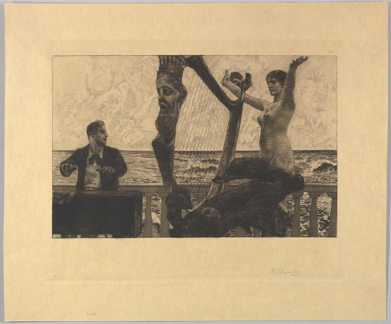 Evocation (from the series Brahms Fantasies) by Max Klinger