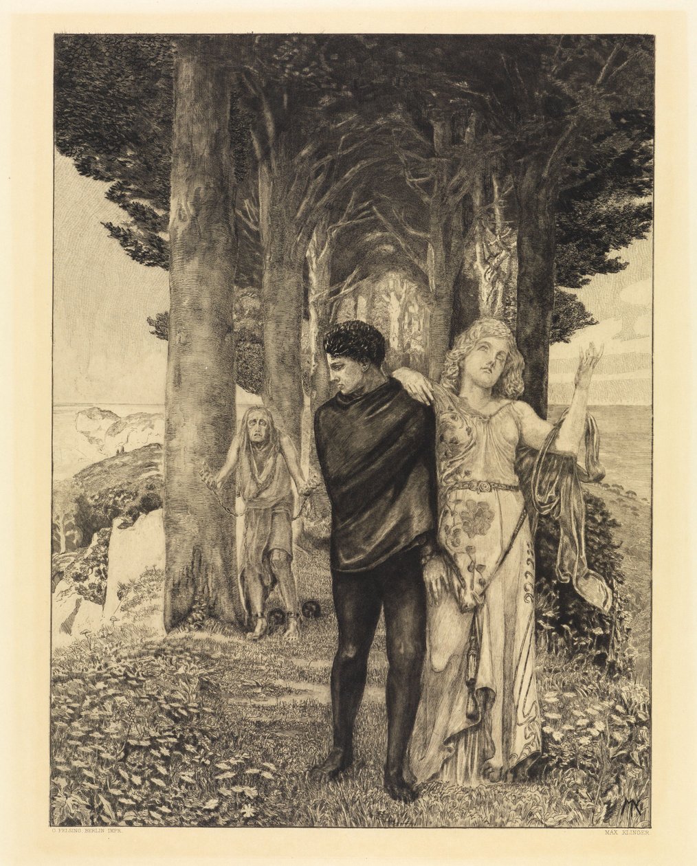 Genius (Artist) (From Death, Second Part, Opus XI, Sheet 3) by Max Klinger