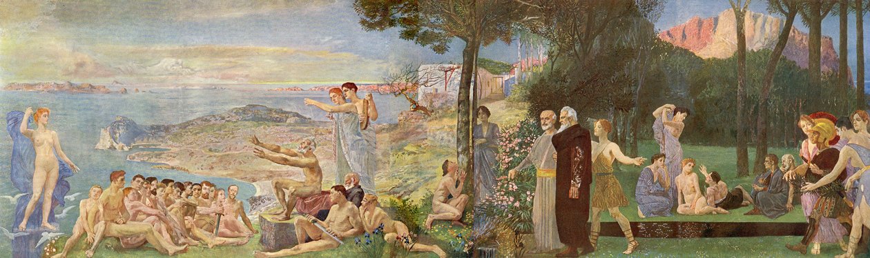 The Blossom of Greece by Max Klinger
