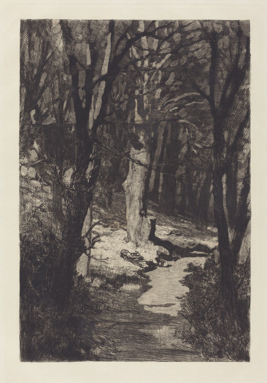 In the Forest, 1883 by Max Klinger