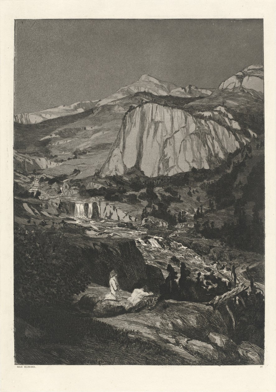 Moonlit Night, 1881 by Max Klinger