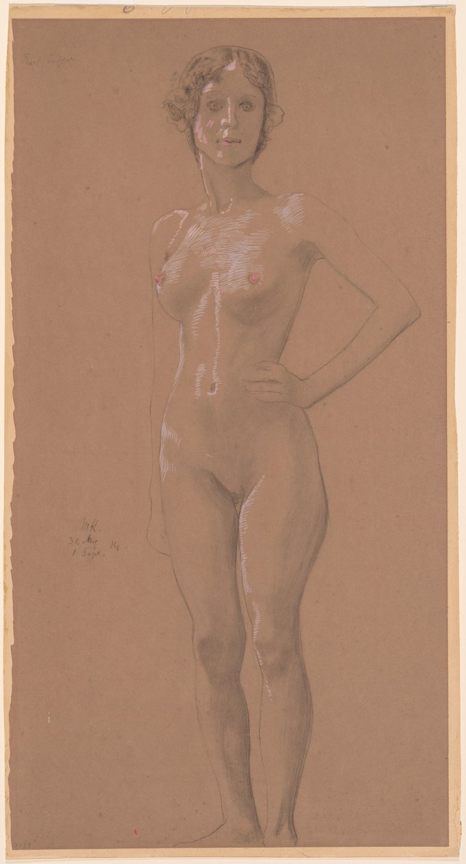 Standing Nude by Max Klinger