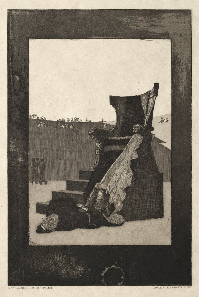 Vom Tode I, Opus II, No. 6 by Max Klinger
