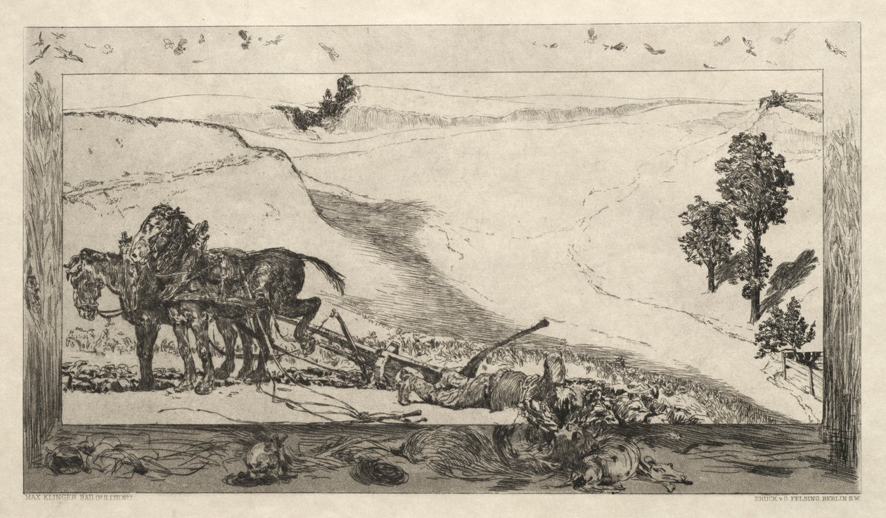 Vom Tode I, Opus II, No. 7 by Max Klinger