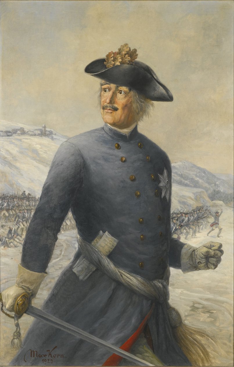Leopold I, Prince of Anhalt-Dessau 1676-1747, Generalfeldmarschall in the Prussian Army by Max Korn