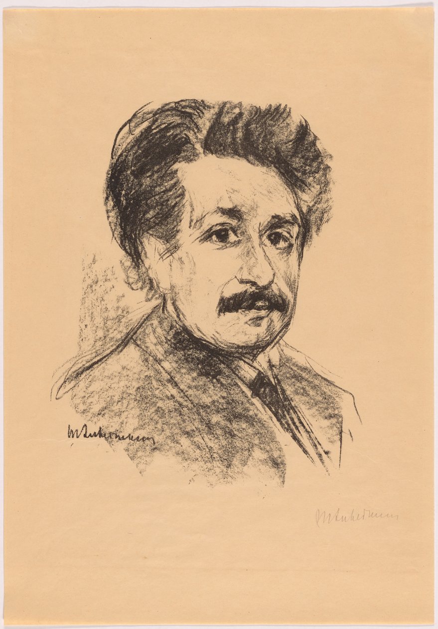 Albert Einstein by Max Liebermann