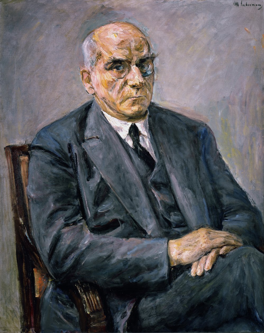 Portrait of Otto Braun by Max Liebermann