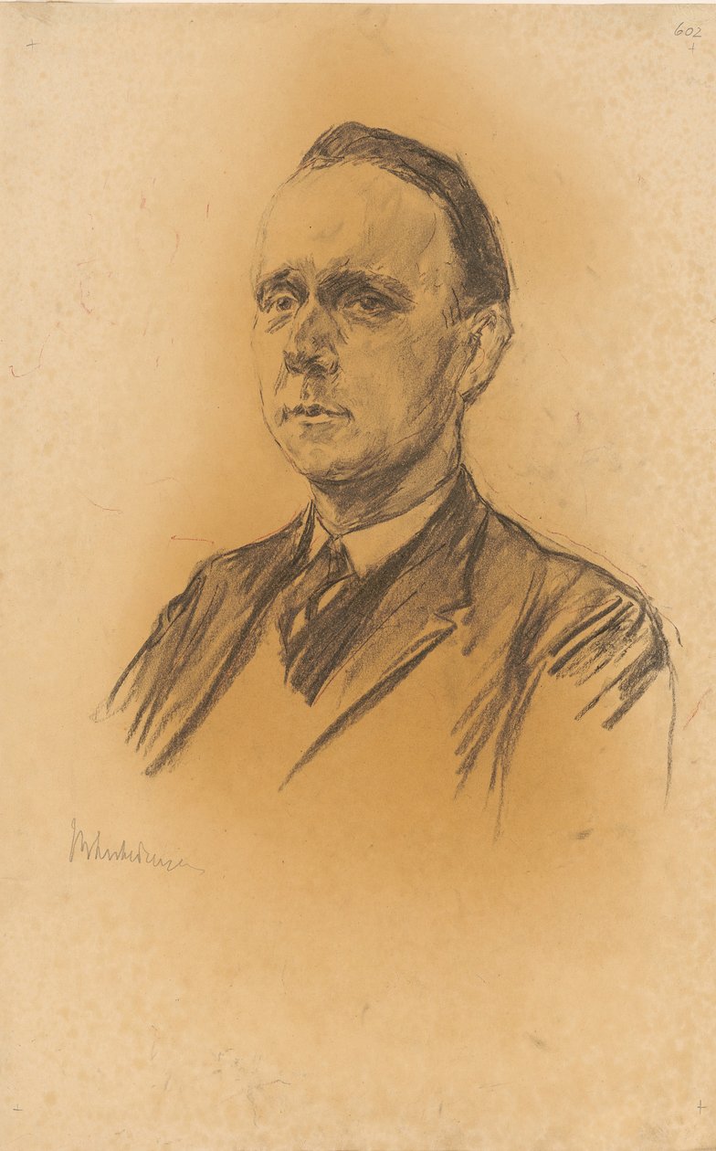 Portrait of Professor Werner Jäger by Max Liebermann