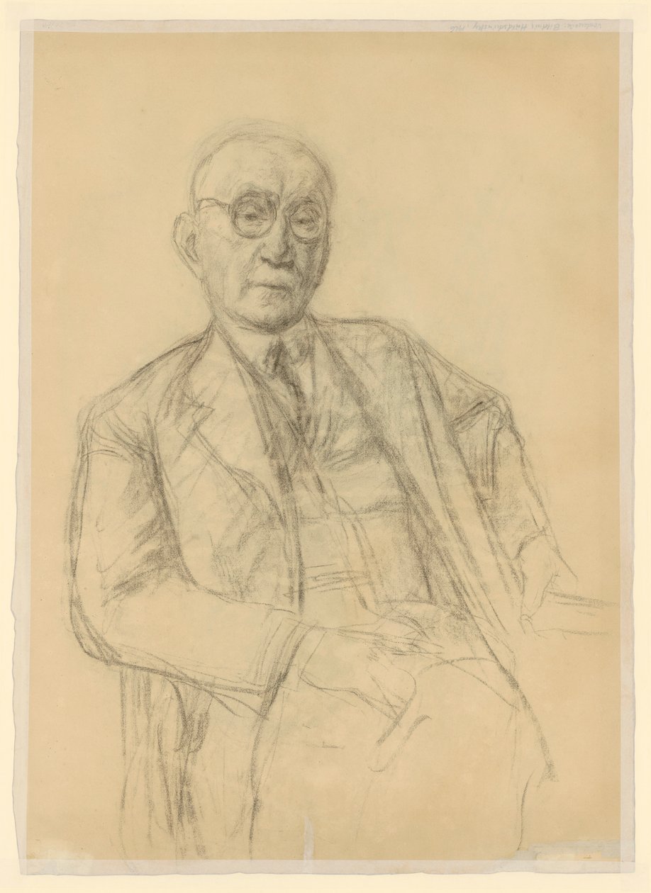 Portrait of the Collector Oscar Huldschinsky by Max Liebermann