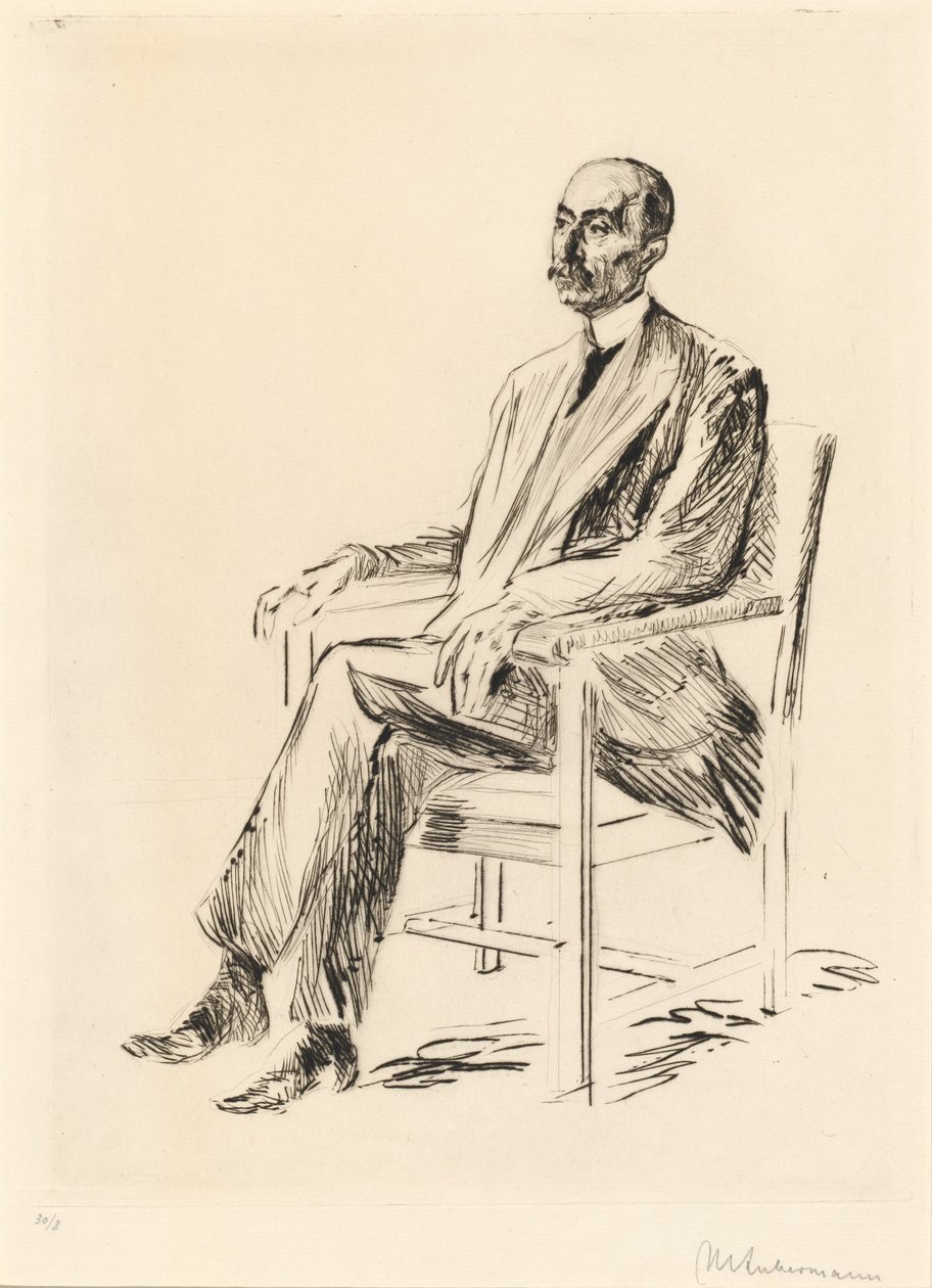 Mayor Dr. Burchard by Max Liebermann