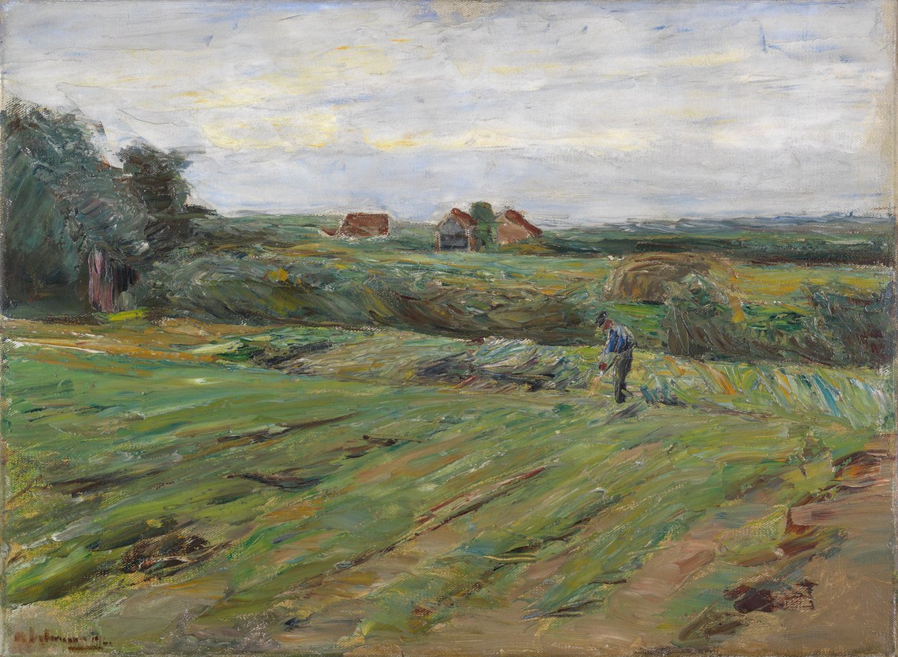 Harvest Field by Max Liebermann