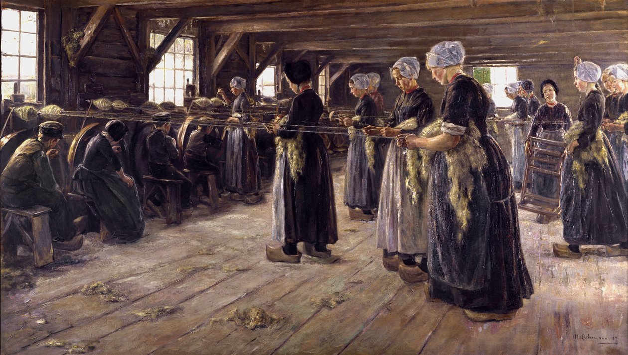 Flax Barn in Laren by Max Liebermann