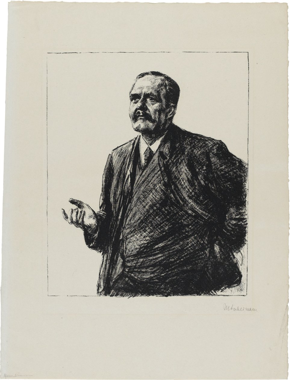 Friedrich Naumann (1860-1919) by Max Liebermann