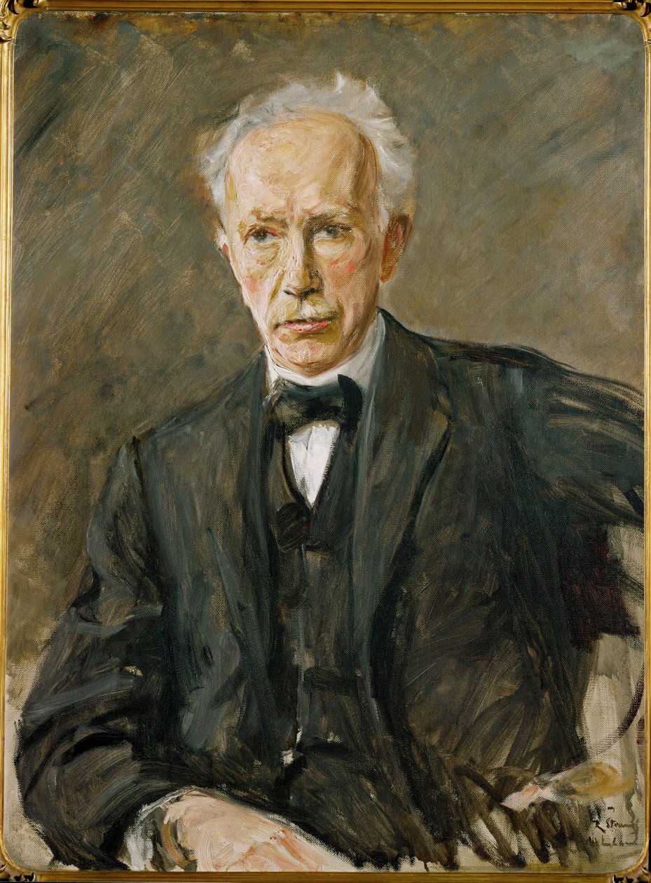 Portrait of Composer Richard Strauss by Max Liebermann