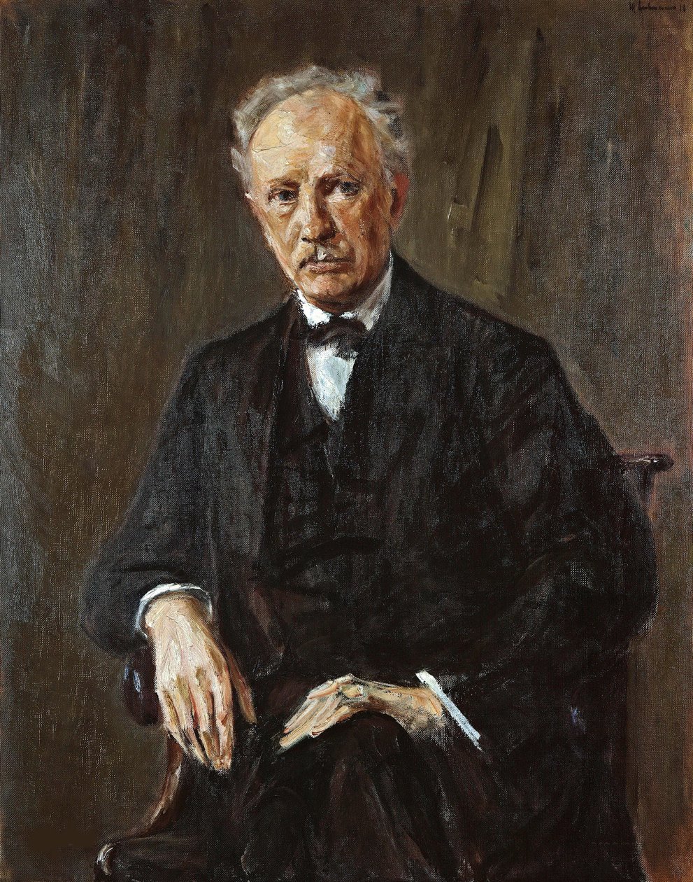 Portrait of the Composer Richard Georg Strauss by Max Liebermann