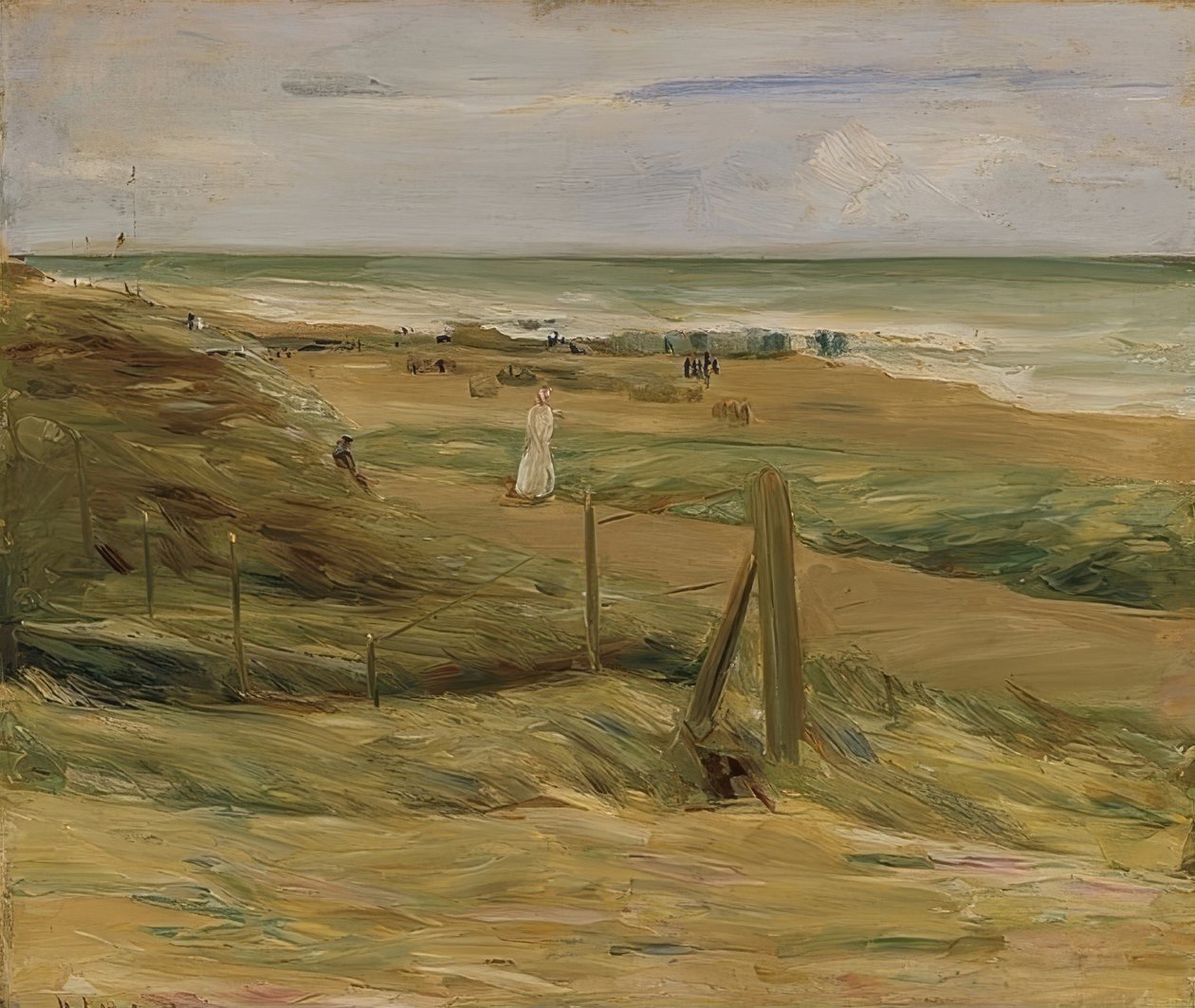 Promenade in the Dunes near Noordwijk. 1908 by Max Liebermann
