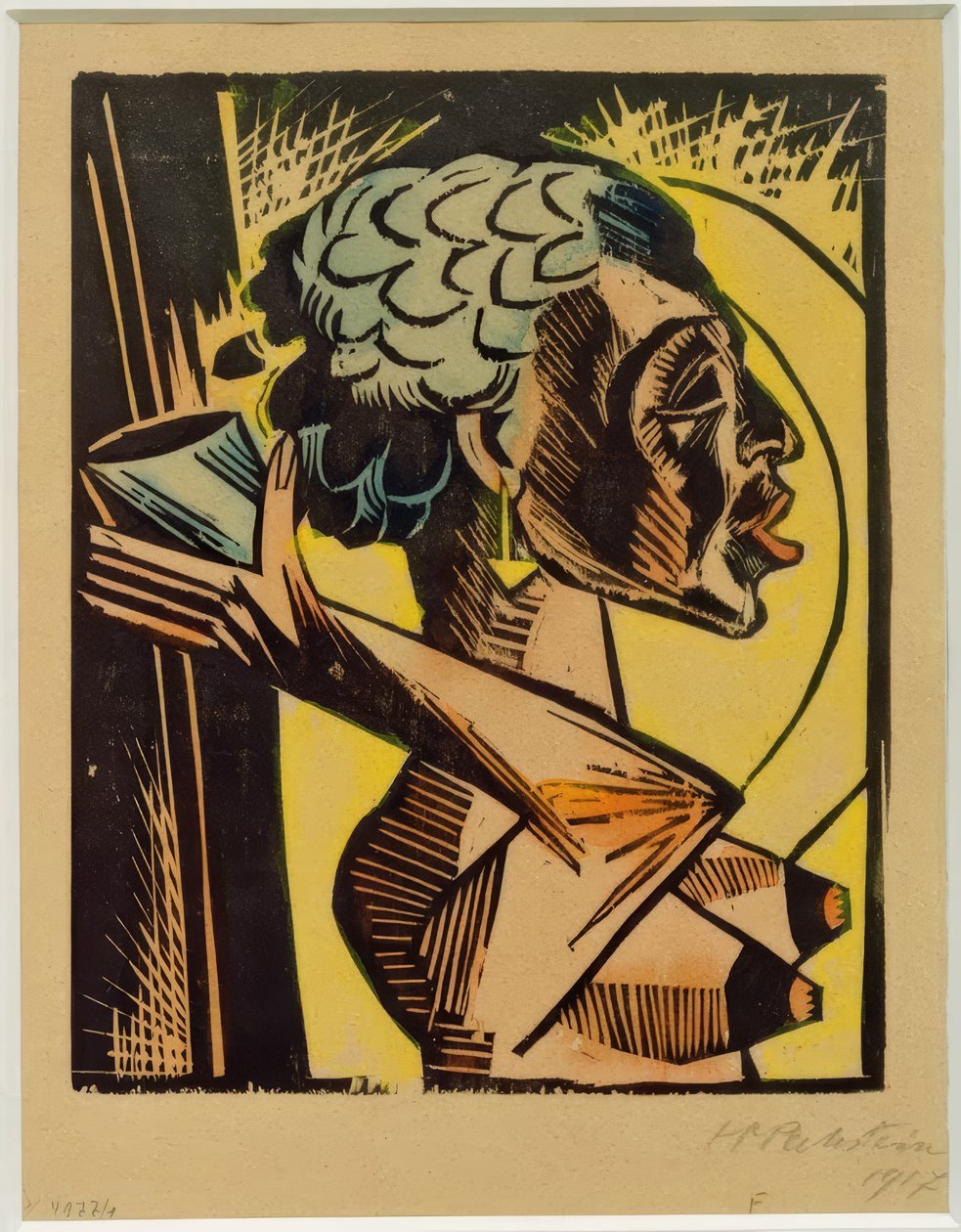 Nude with Cup by Max Pechstein