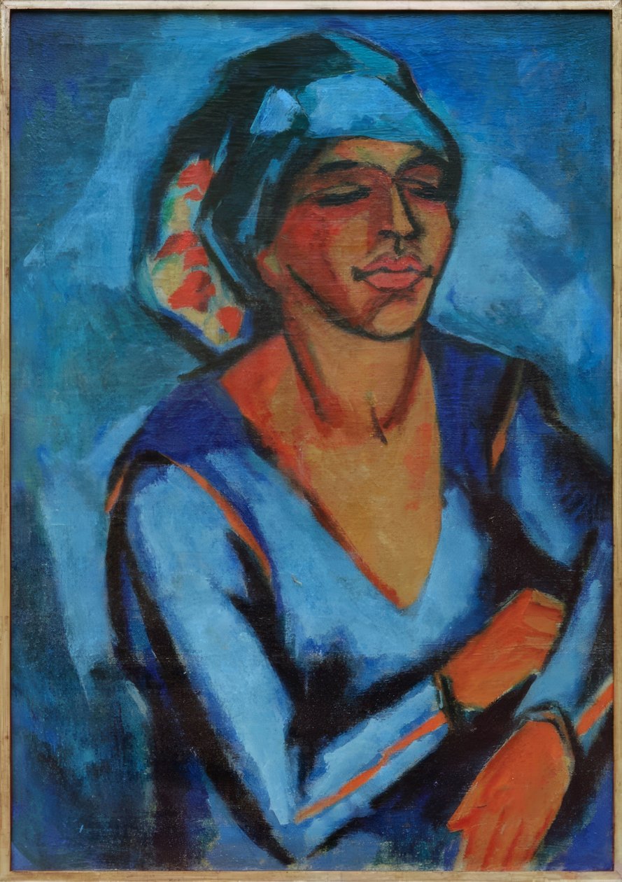 Portrait of Lotte Pechstein by Max Pechstein