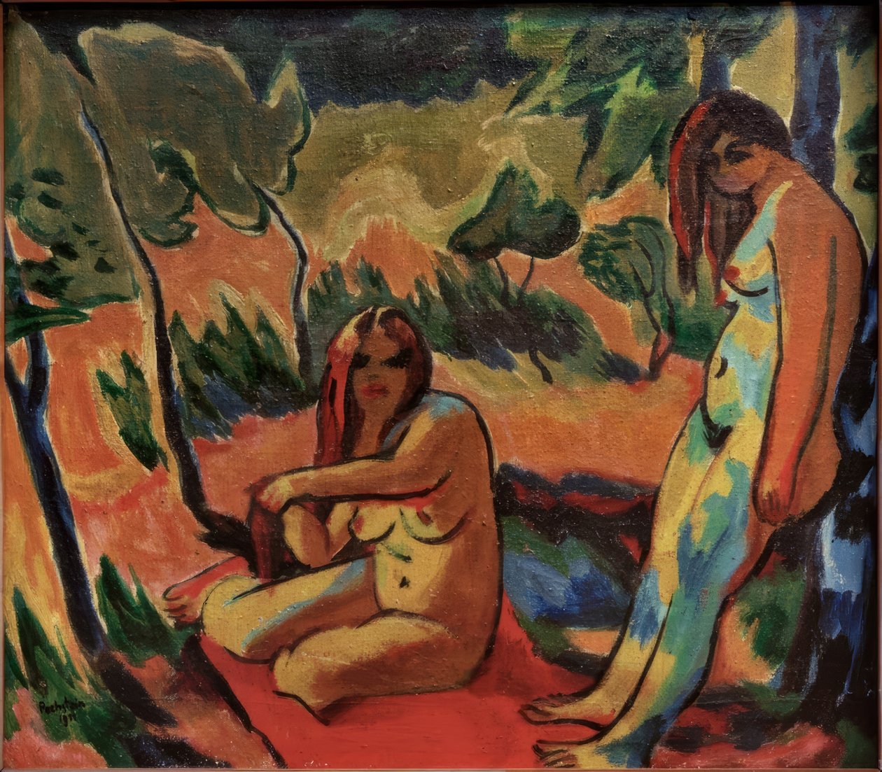 Women at the Forest Edge by Max Pechstein