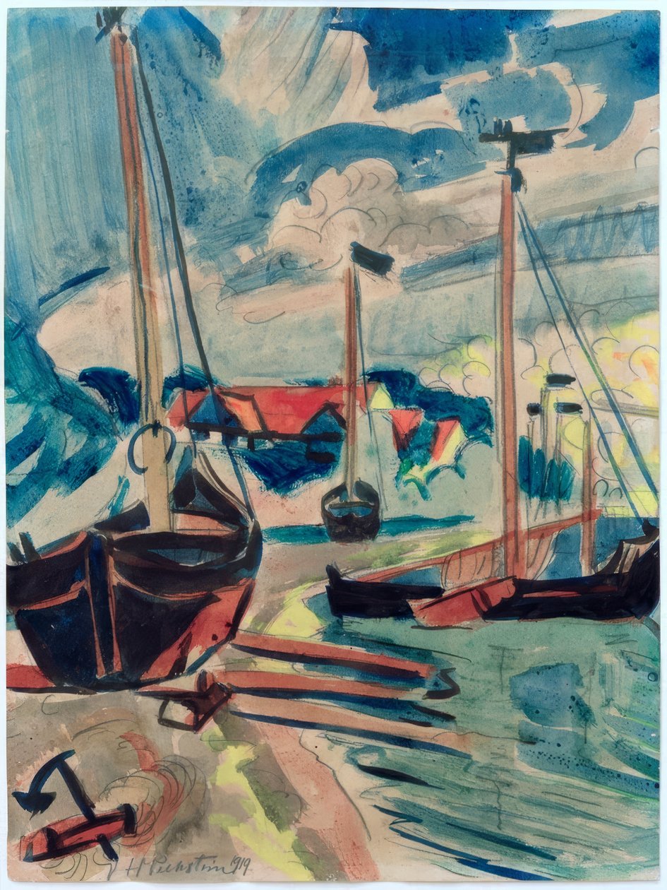 Harbor by Max Pechstein