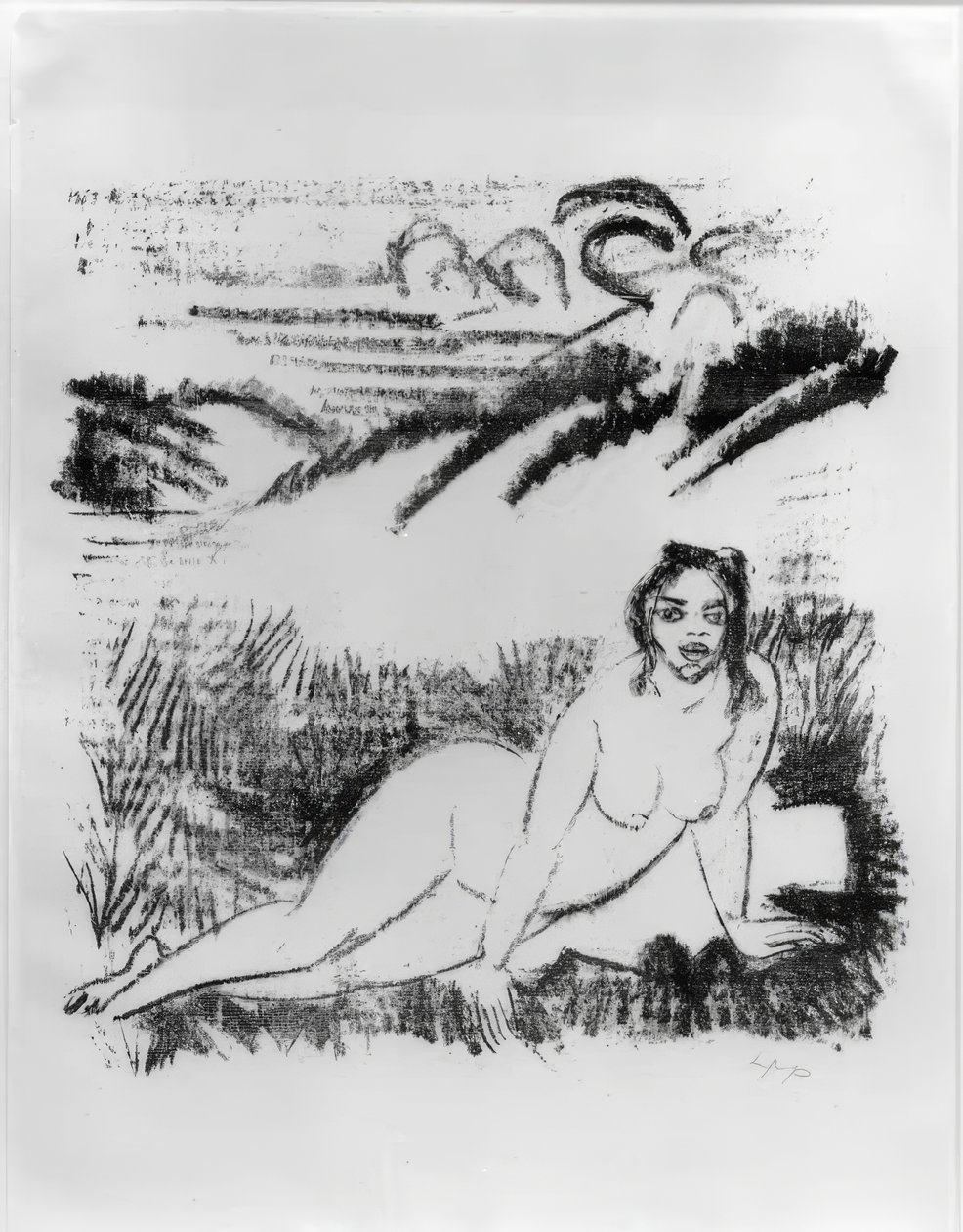 Reclining Nude by Max Pechstein