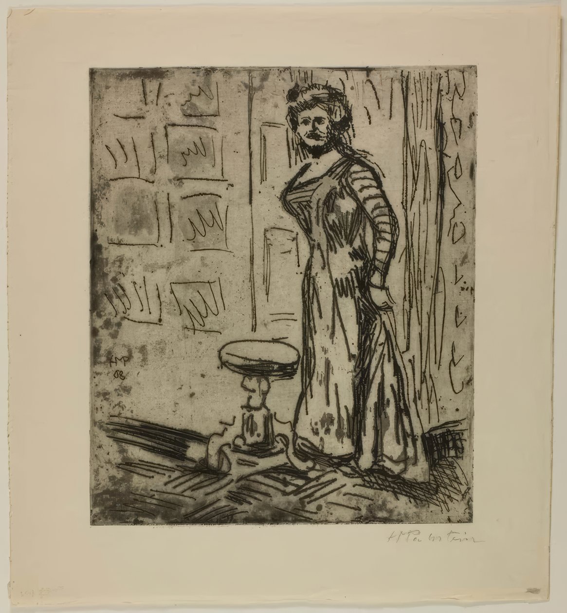 Woman in a Doorway by Max Pechstein