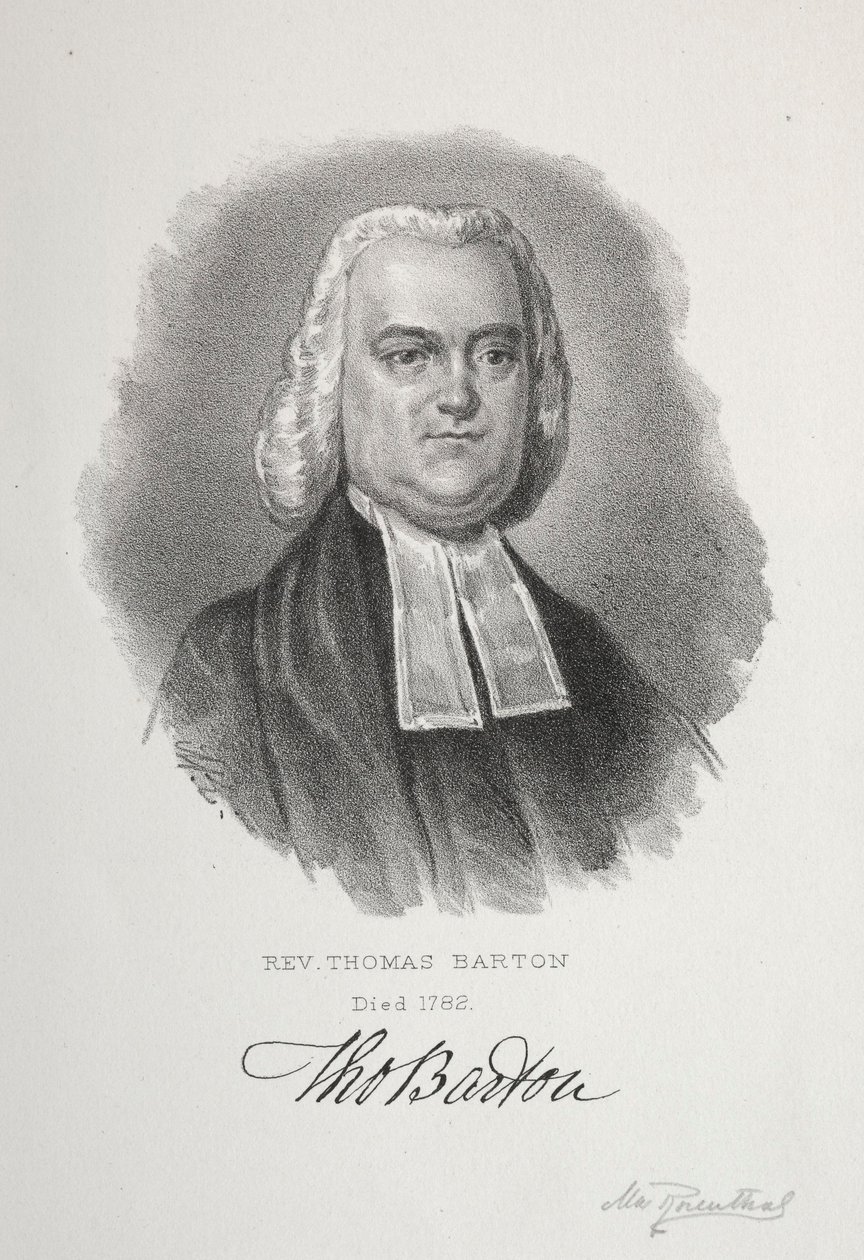 Rev. Thomas Barton by Max Rosenthal