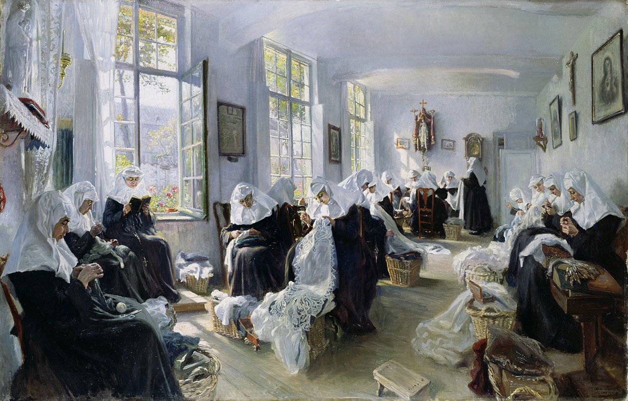 Lacemakers of Ghent by Max Silbert