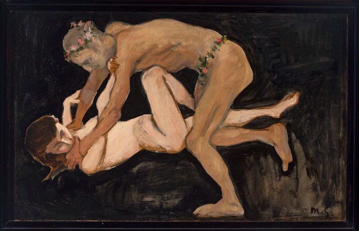 Faun and Girl by Max Slevogt